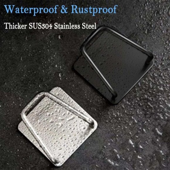 "Stainless Steel Sponge Holders for Kitchen Sink, Strong Adhesive Small Sponge - Picture 10 of 14